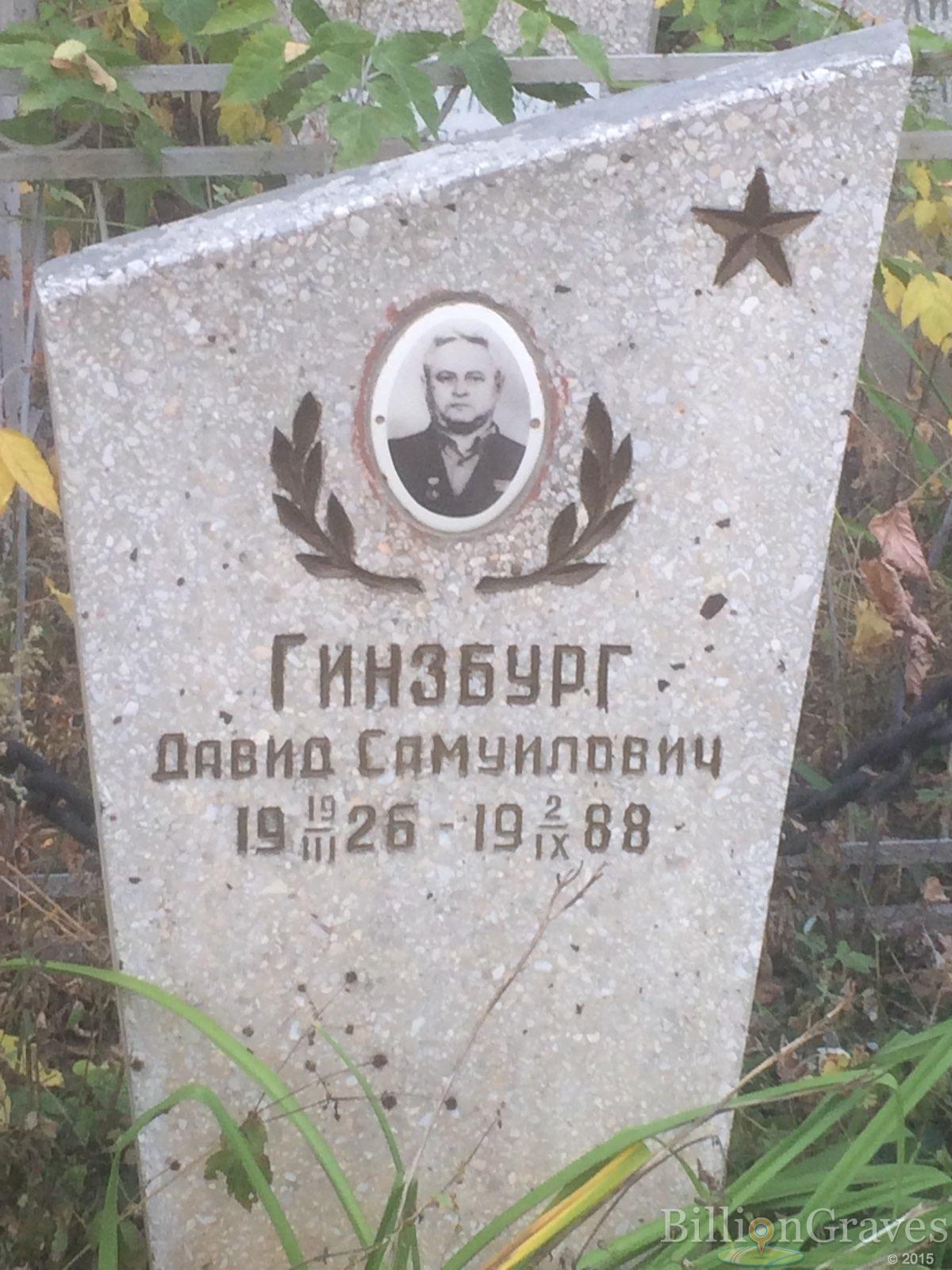 Гинзбург Давид Самуилович