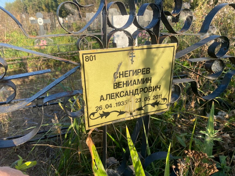 Вениамин Снегирев Александрович