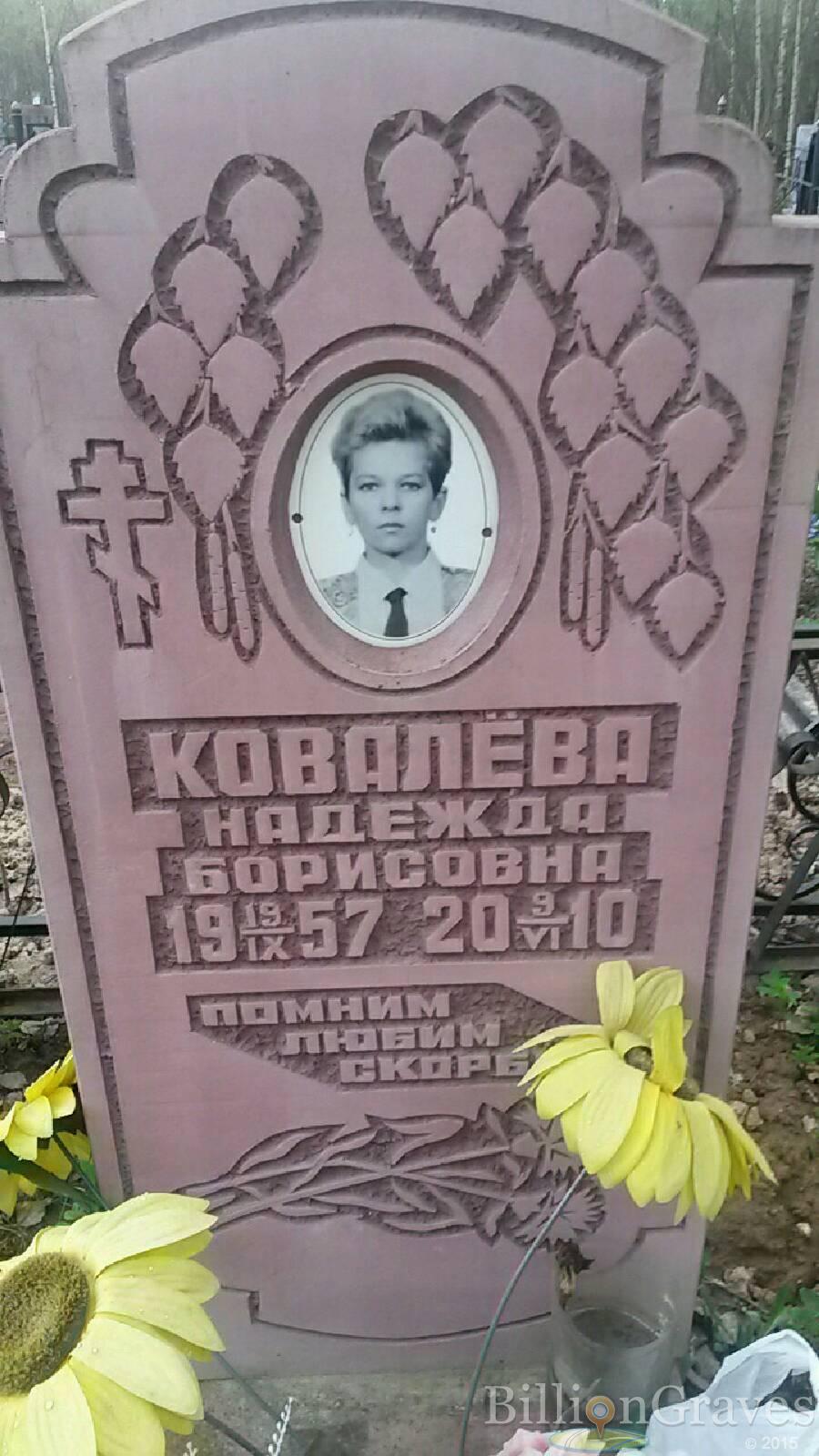Ковалёва Надежда Борисовна