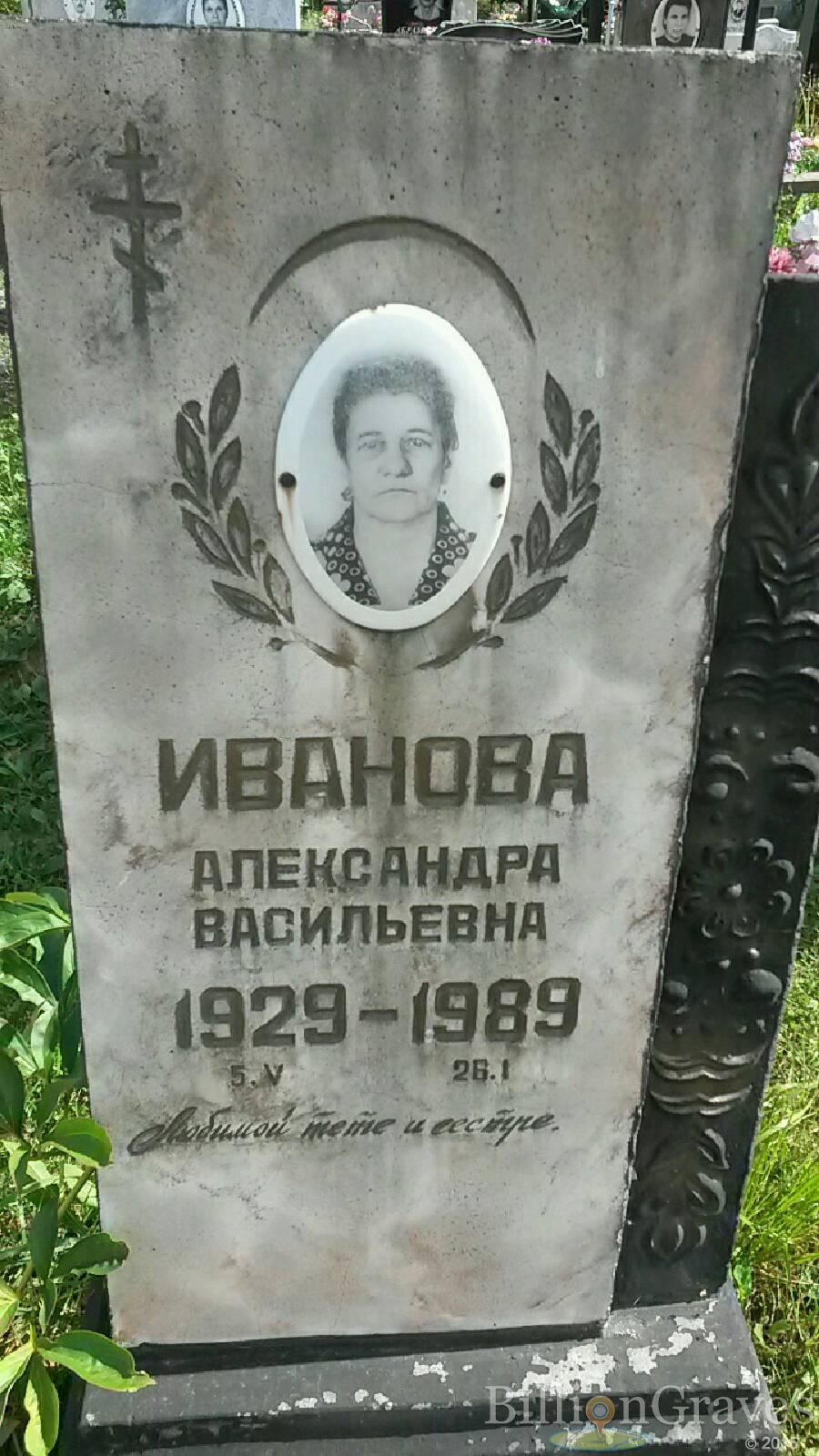 Иванова Александра Васильевна
