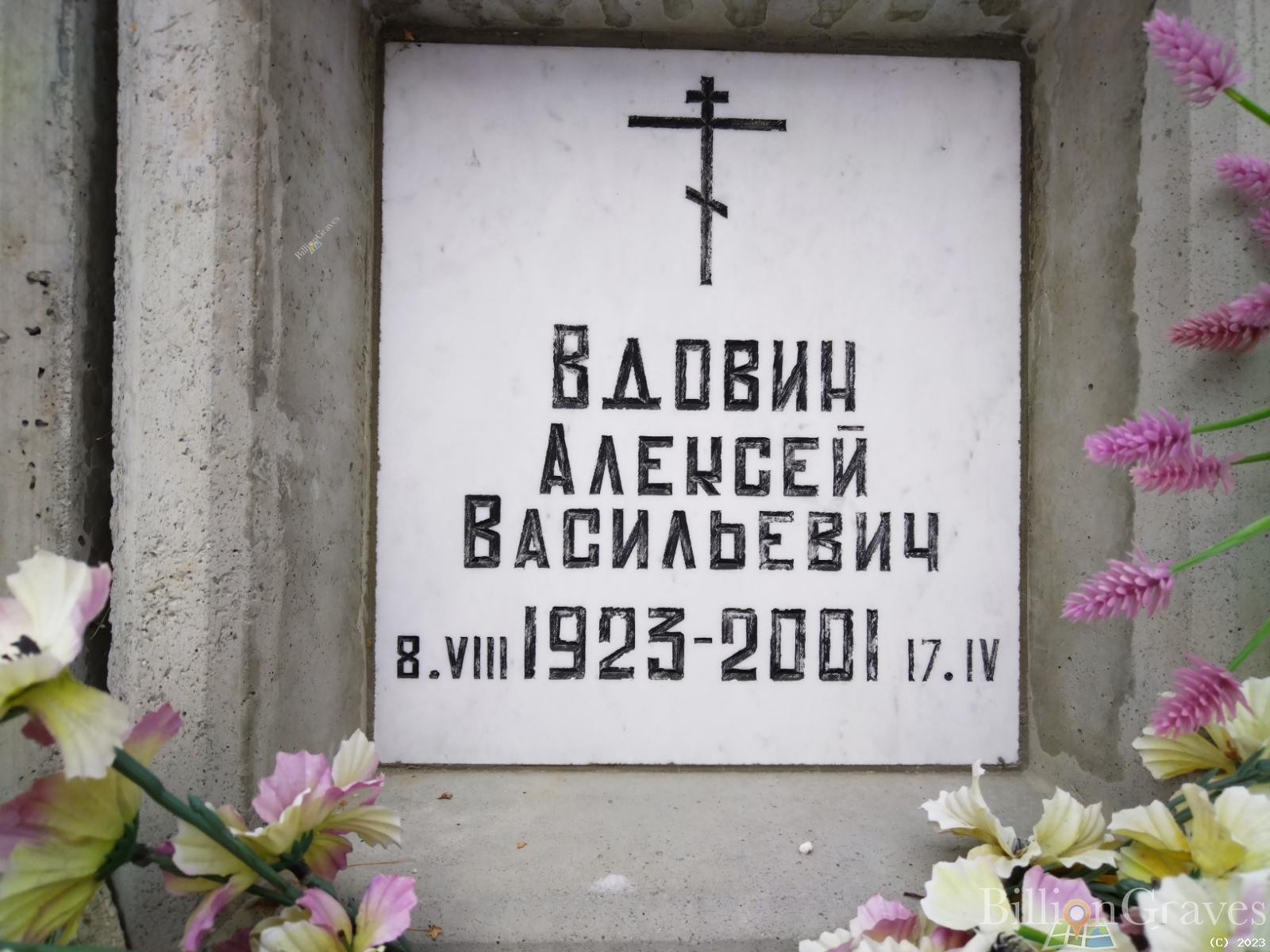 Вдовин Алексей Васильевич