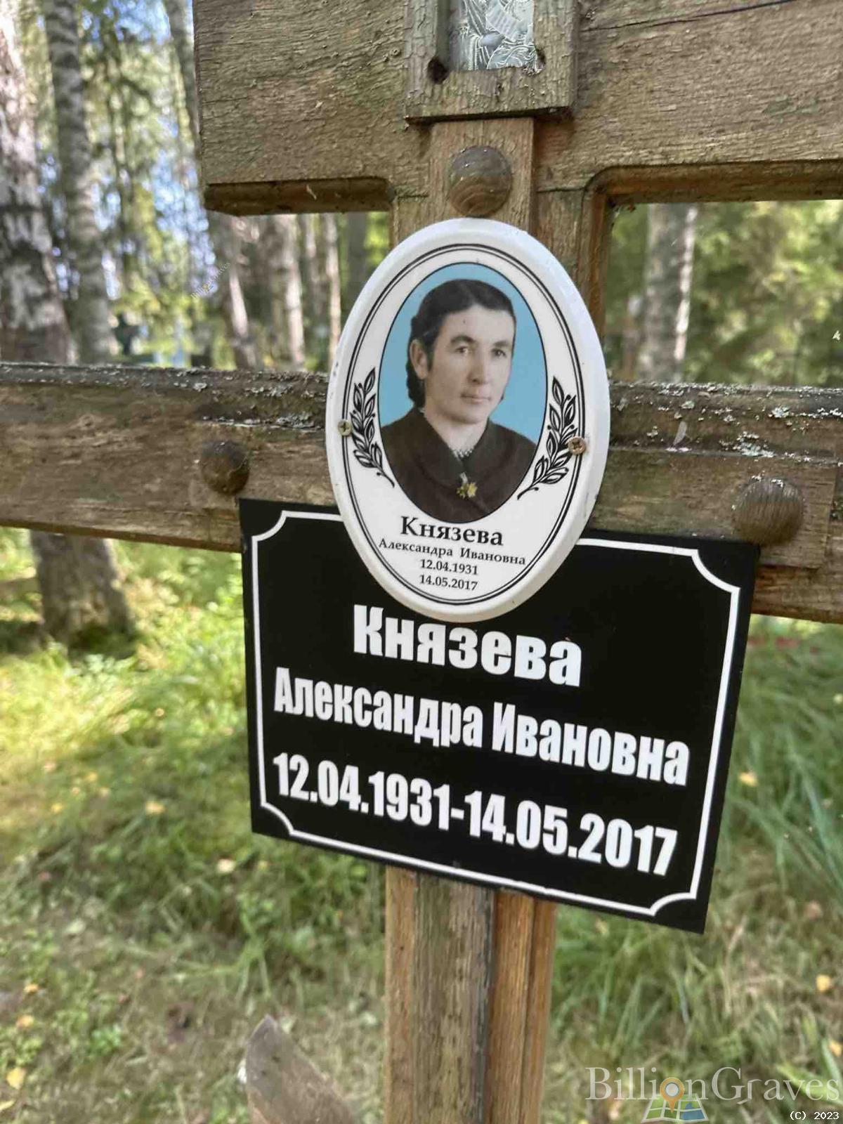 Князева Александра Ивановна