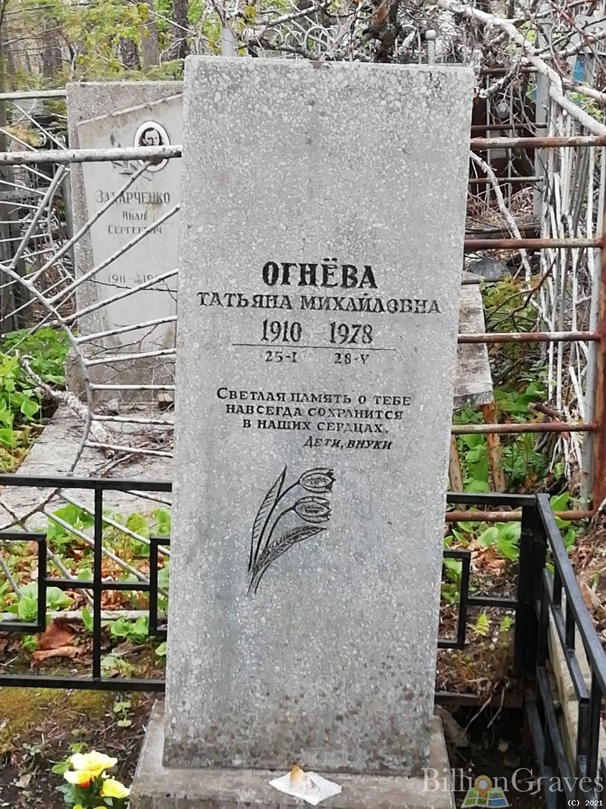 Огнёва Татьяна Михайловна