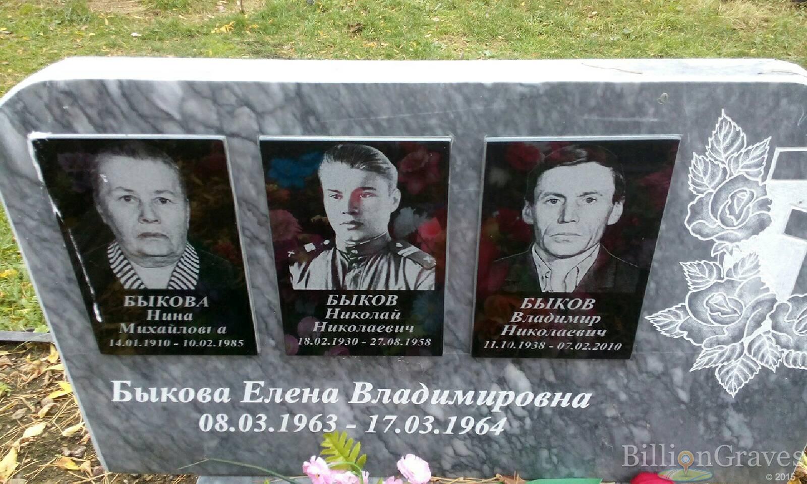 Быкова Нина Михайловна