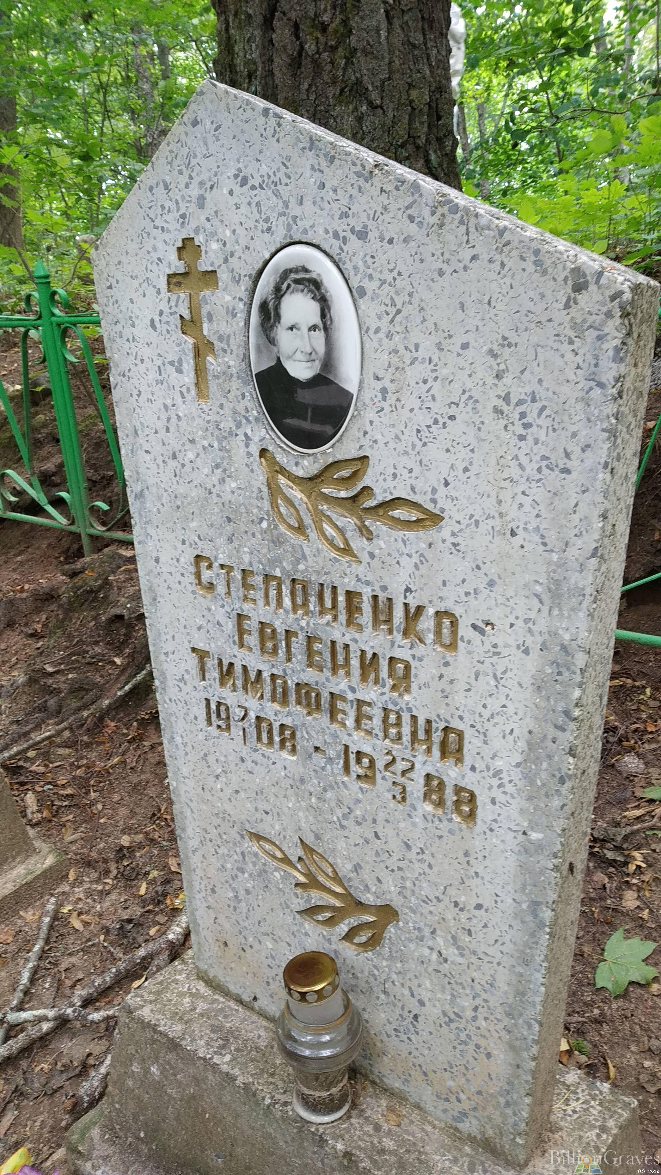 Степаненко Евгения Тимофеевна