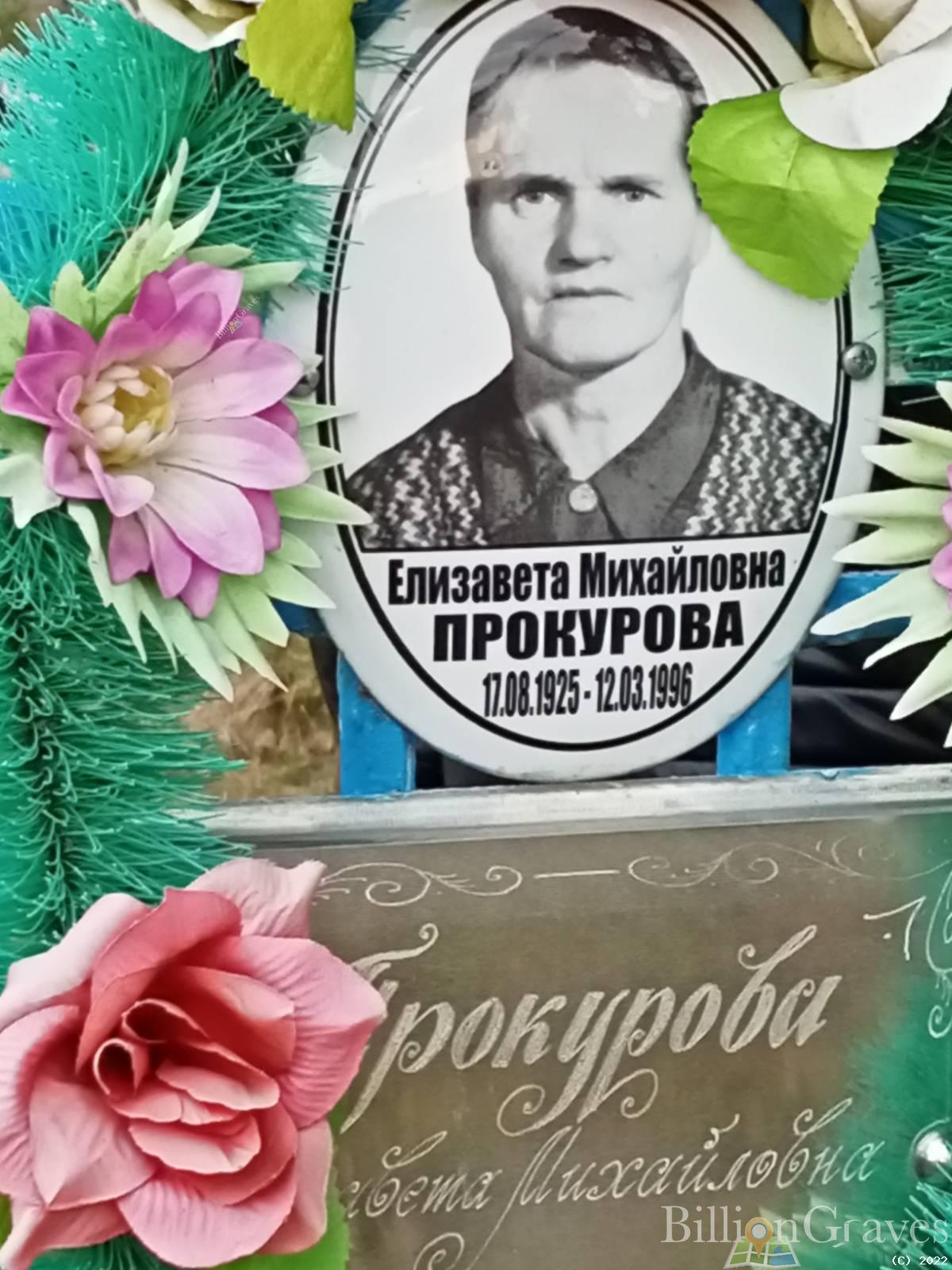 Прокурова Елизавета Михайловна