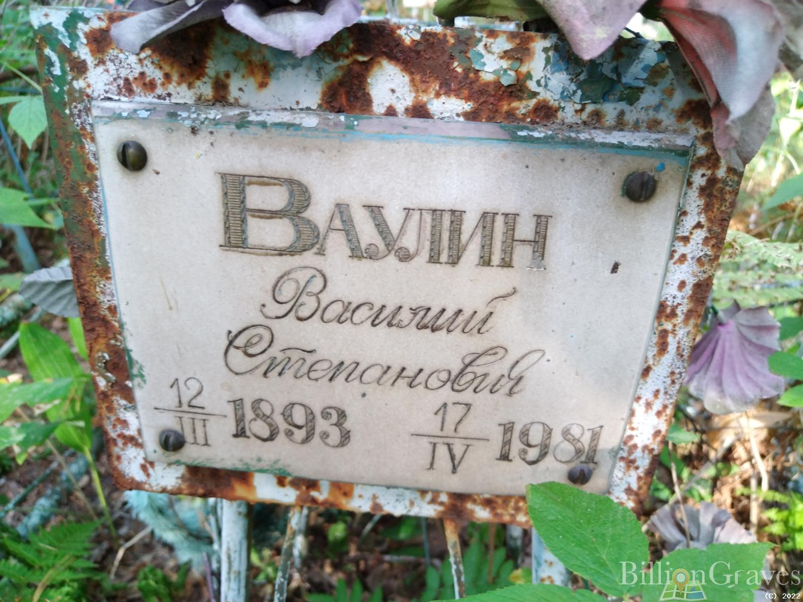 Ваулин Василий Степанович
