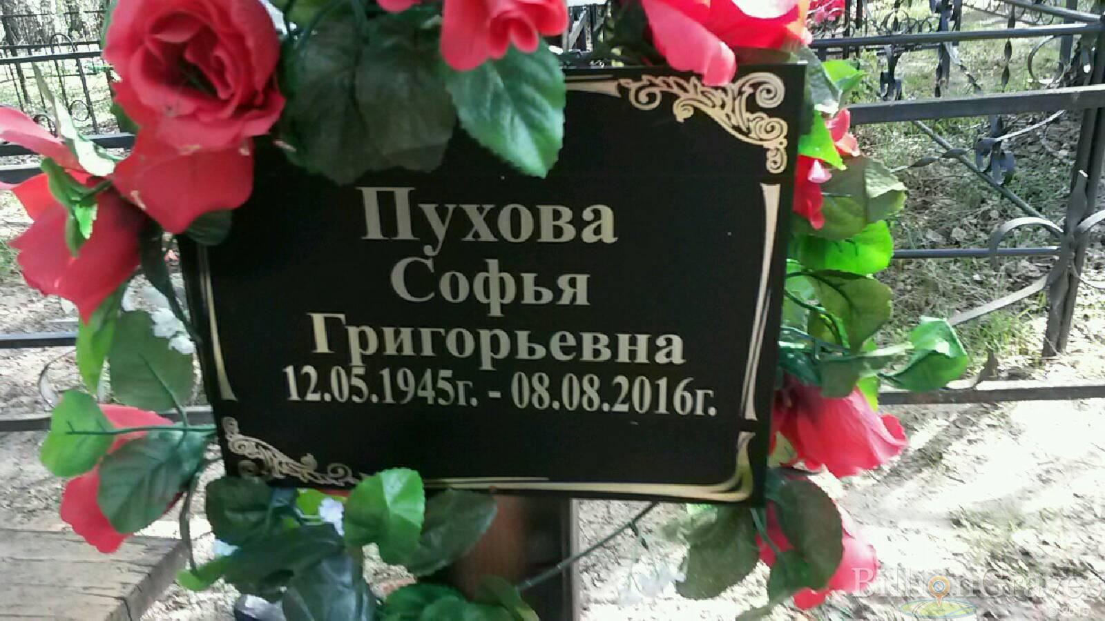 Пухова Софья Григорьевна