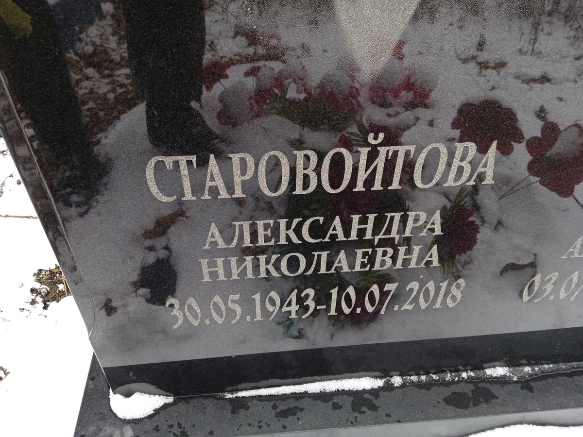 Старовойтова Александра Николаевна