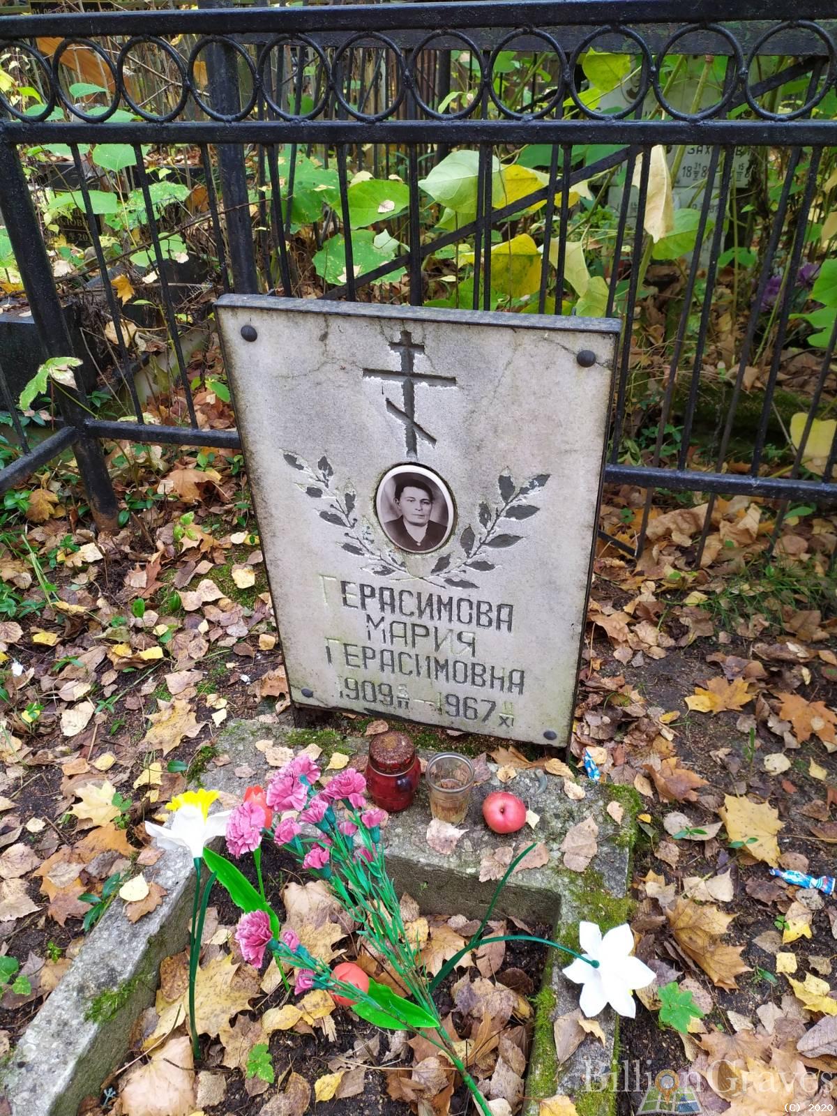 Герасимова Мария Герасимовна