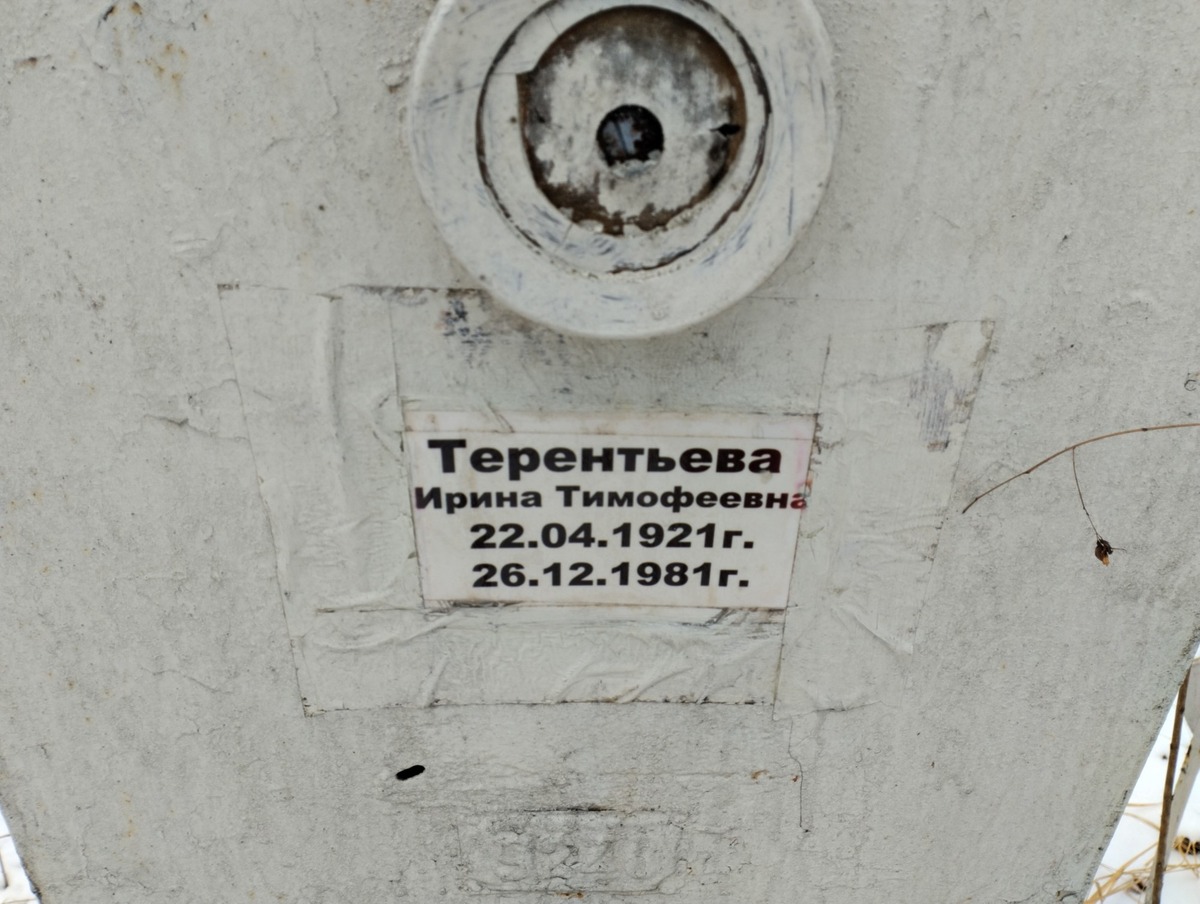 Терентьева Ирина Тимофеевна