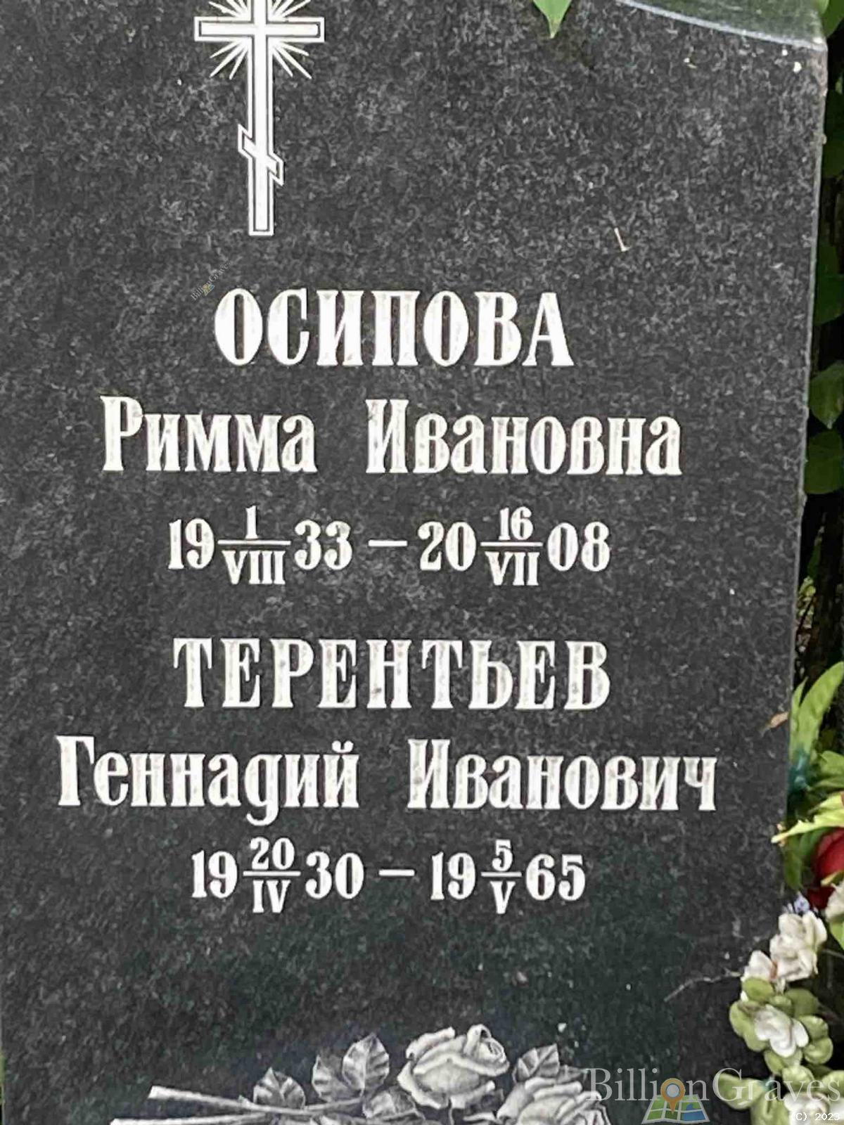 Терентьев Геннадий Иванович