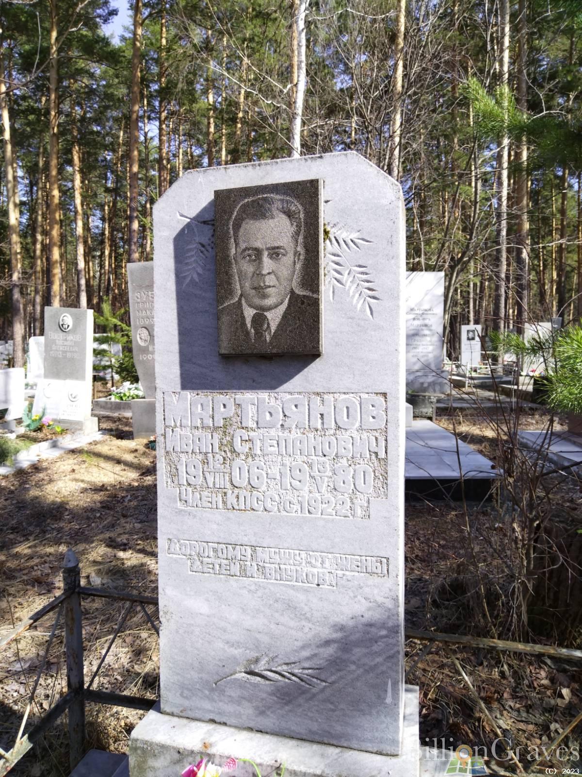 Мартьянов Иван Степанович