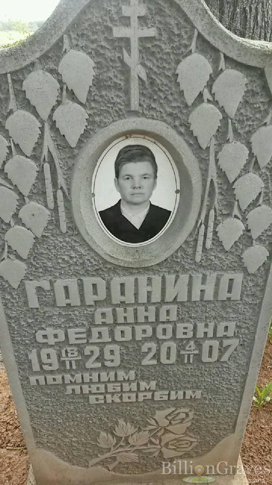 Гаранина Анна Федоровна