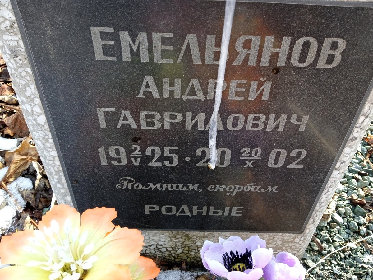 Емельянов Андрей Гаврилович