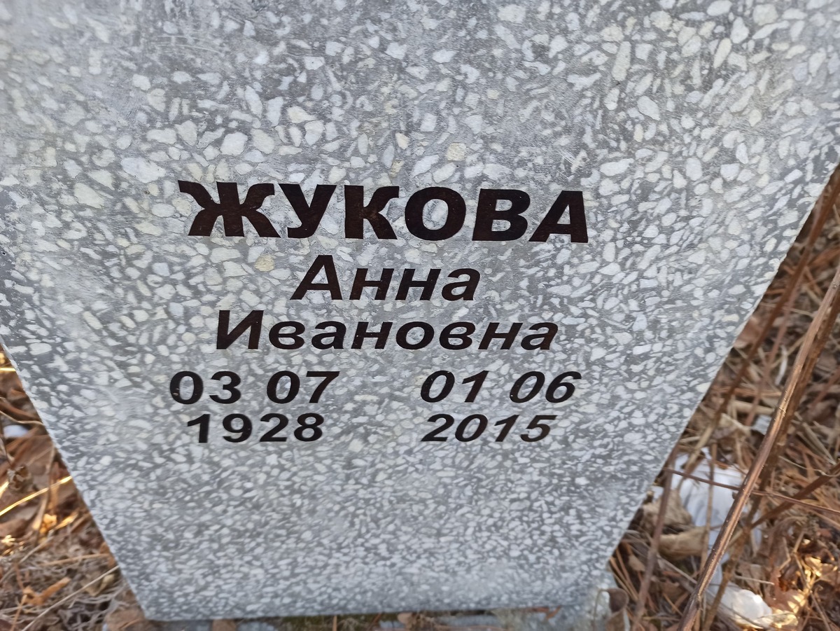 Жукова Анна Ивановна