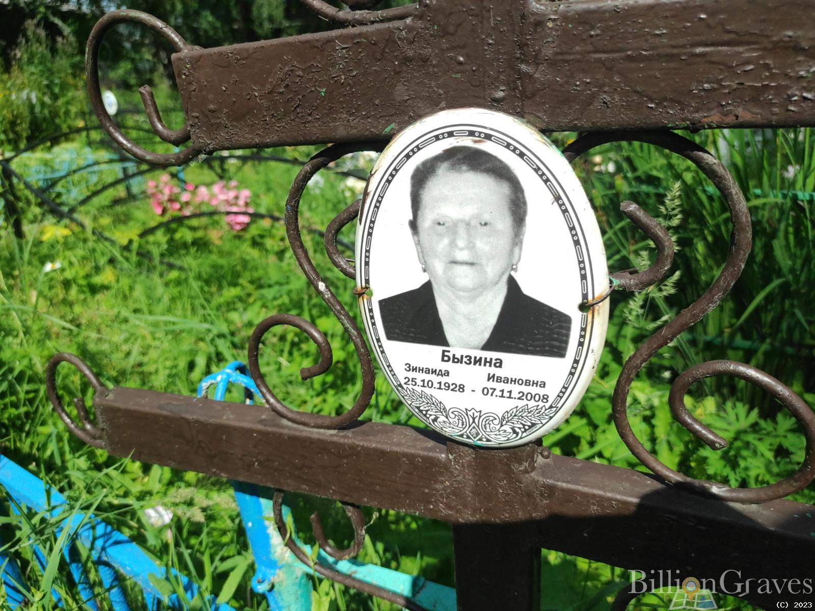 Бызина Зинаида Ивановна