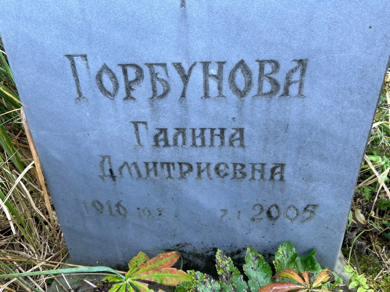 Горбунова