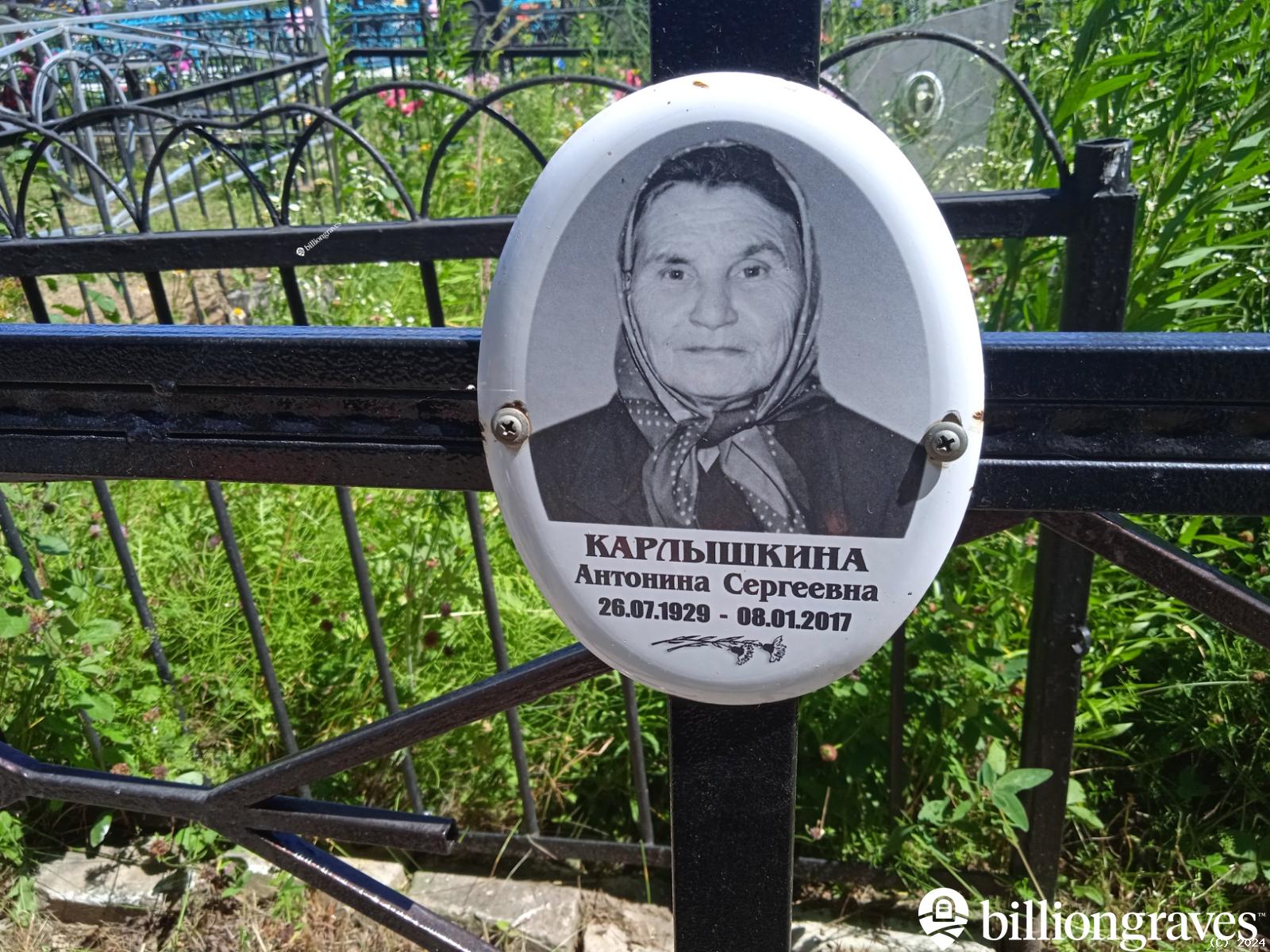 Карлышкина Антонина Сергеевна