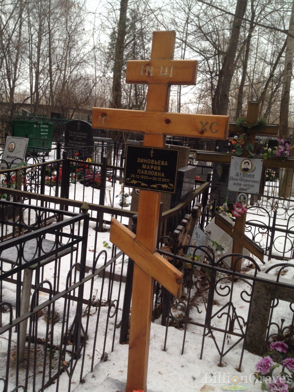 Зиновьева Мария Павловна