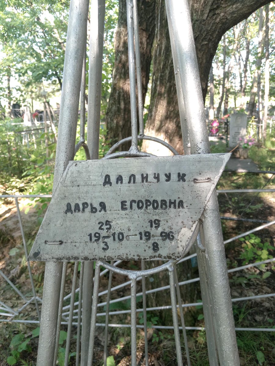 Даличук Дарья Егоровна