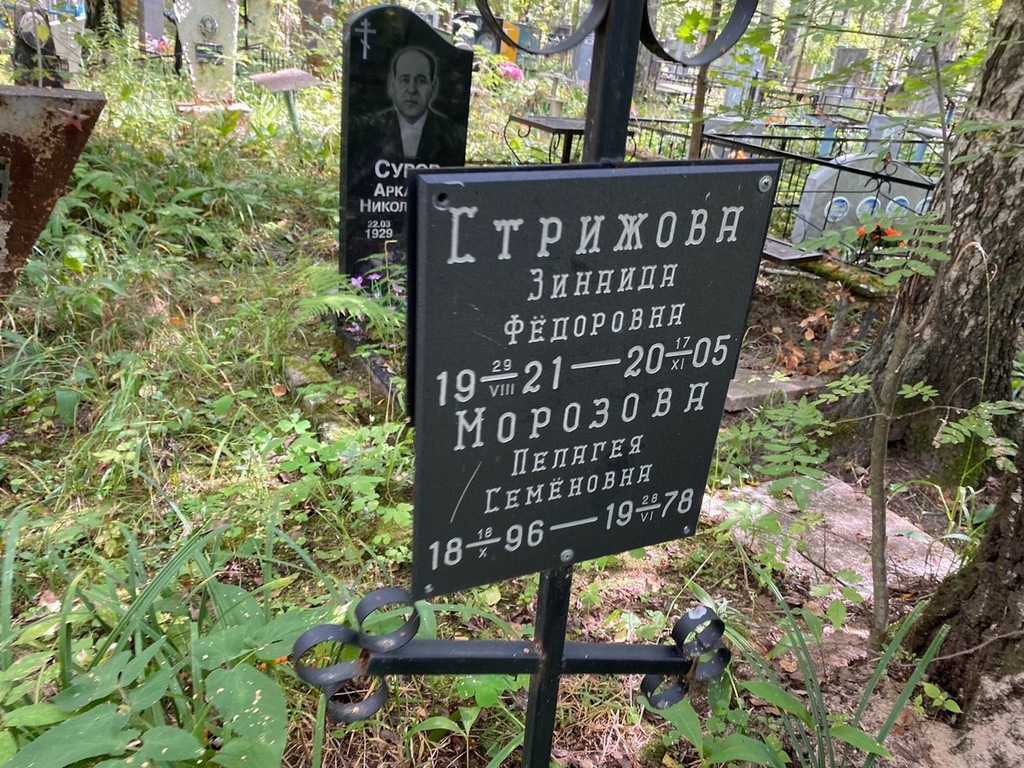 Стрижова Зинаида Федоровна