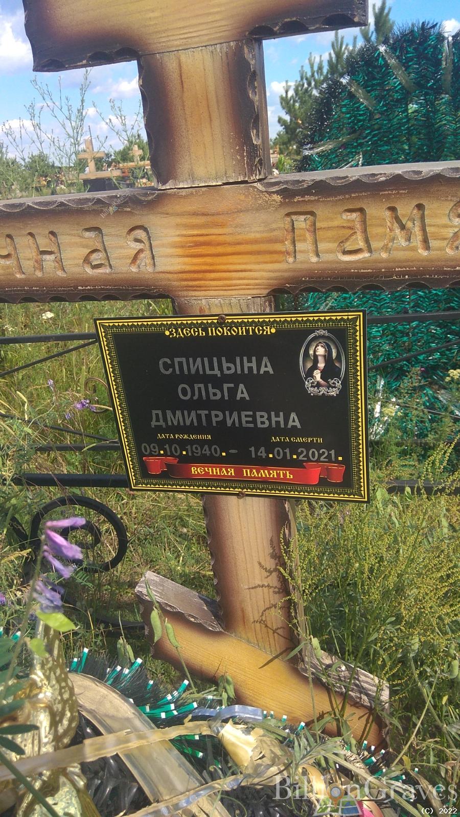 Спицына Ольга Дмитриевна