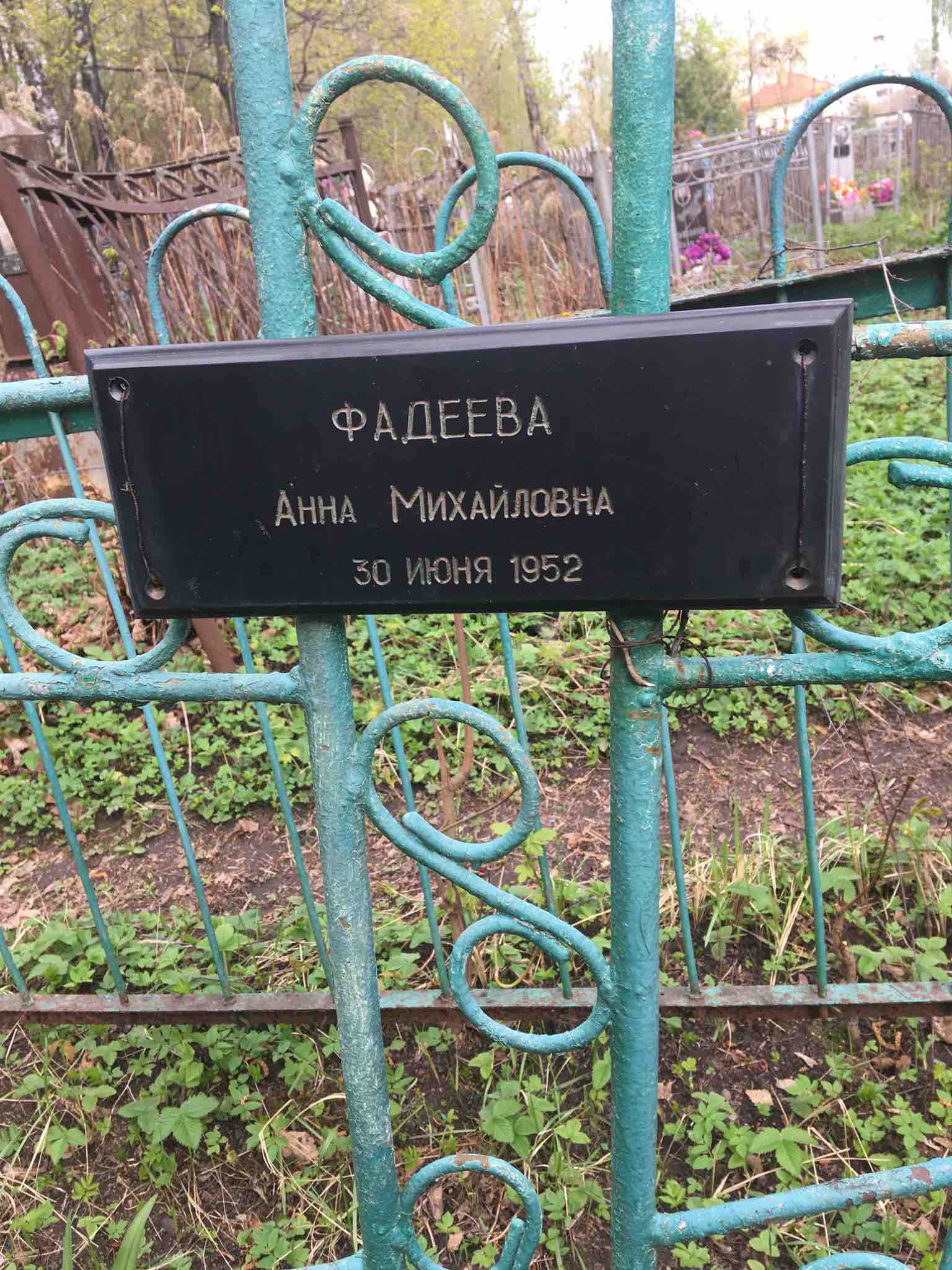 Фадеева Анна Михайловна