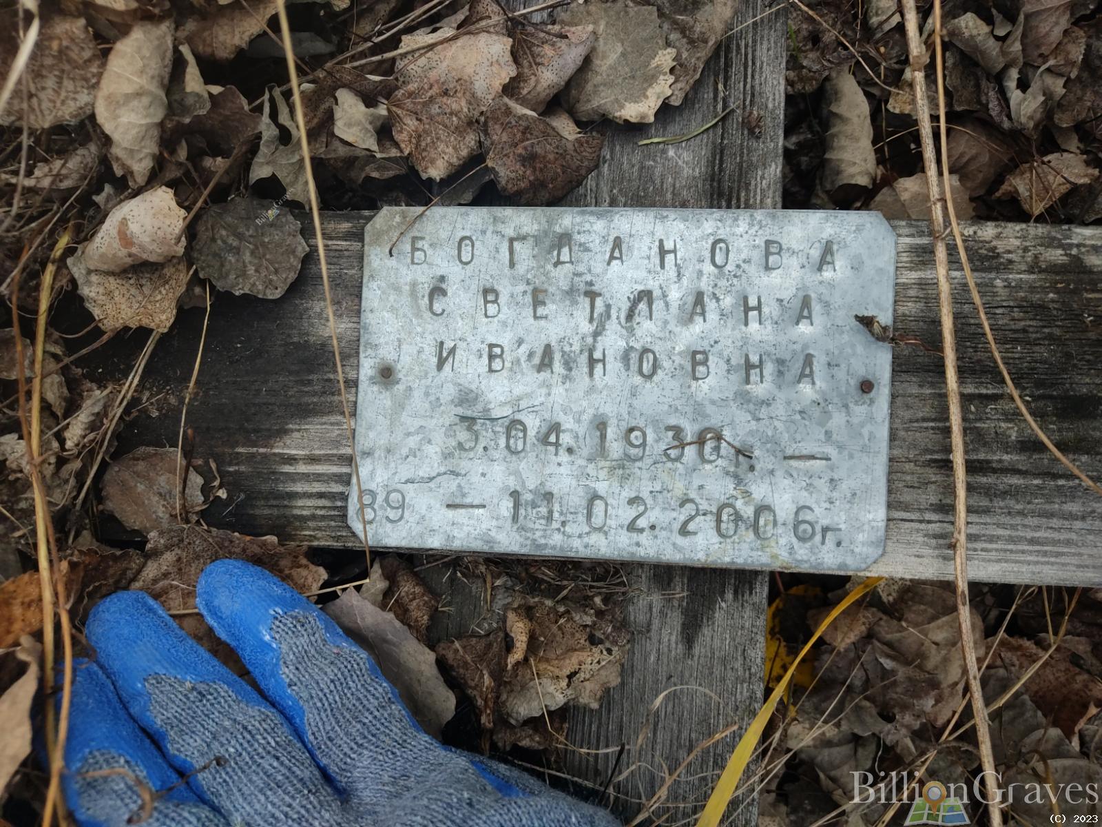 Богданова Светлана Иванован