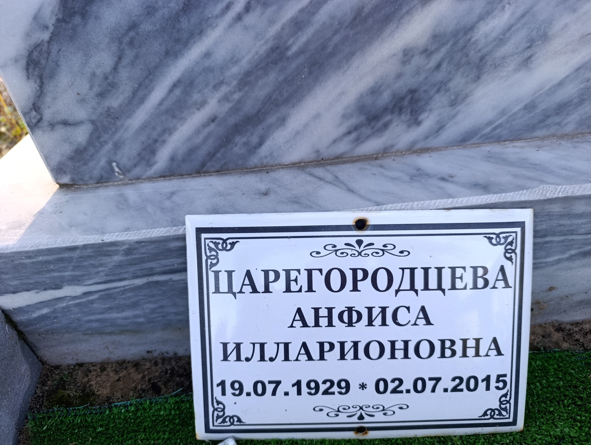 Царегородцева Анфиса Илларионовна