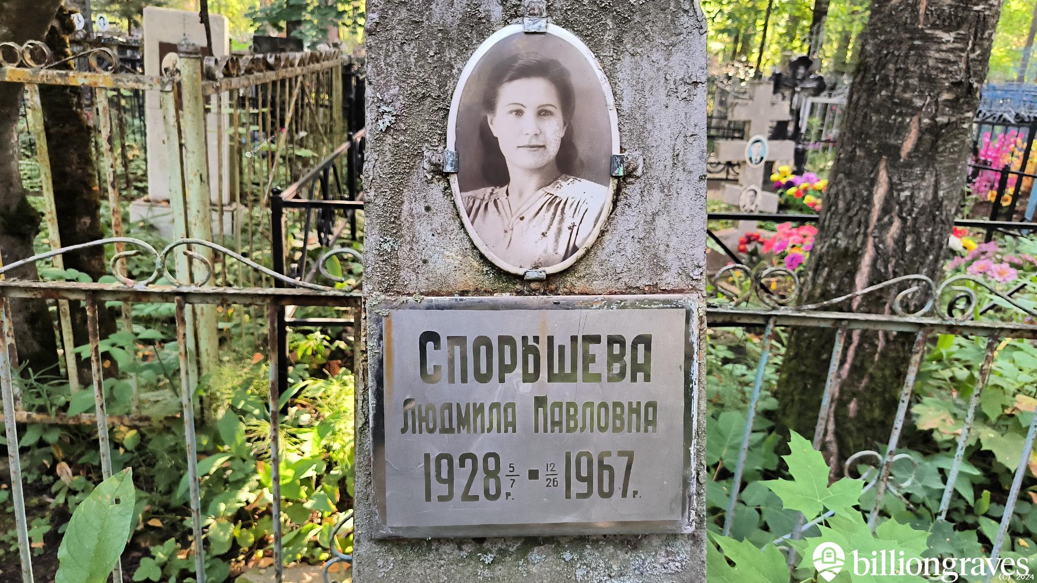 Спорышева Людмила Павловна