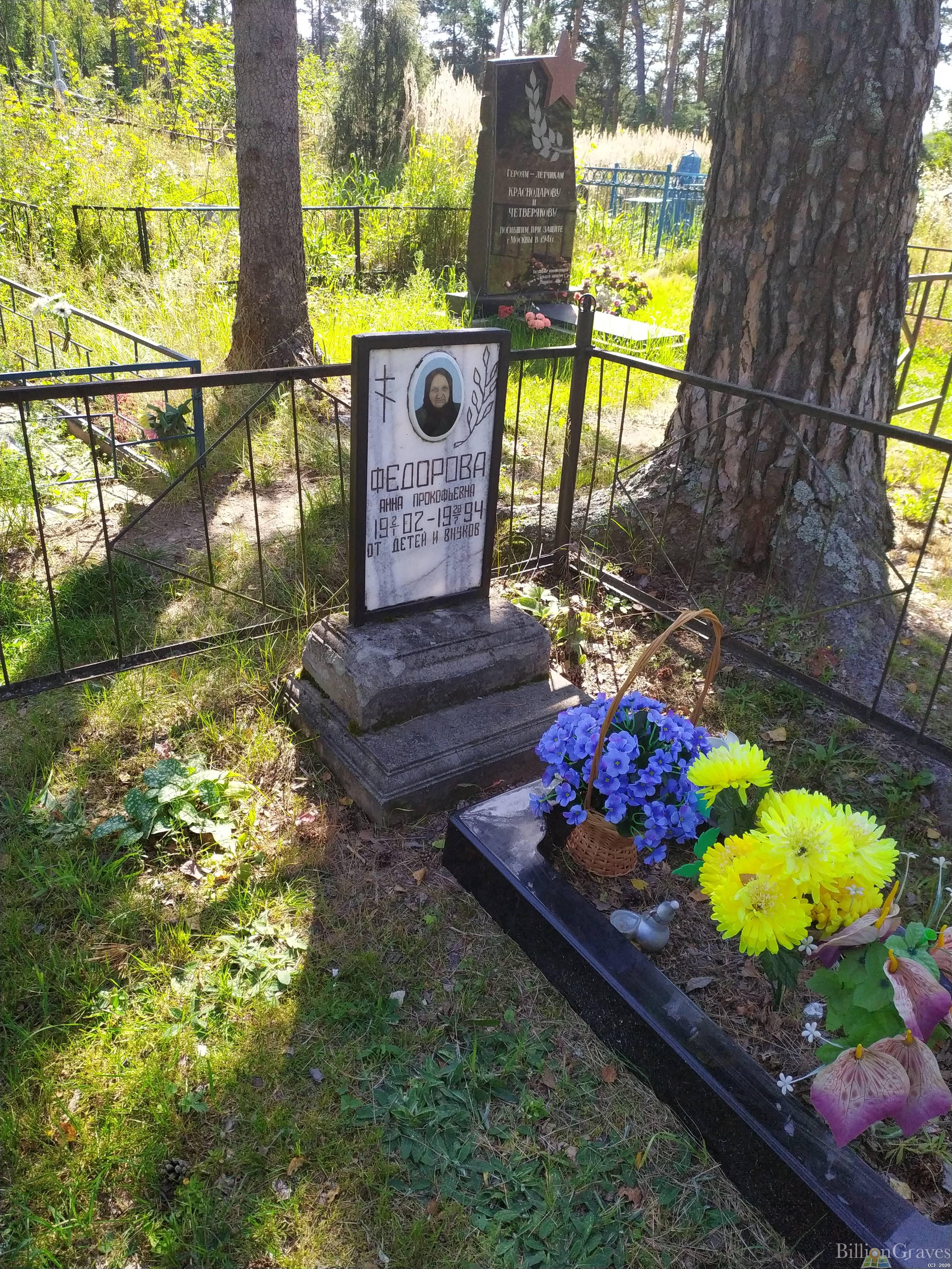 Федорова Анна Прокофьевна