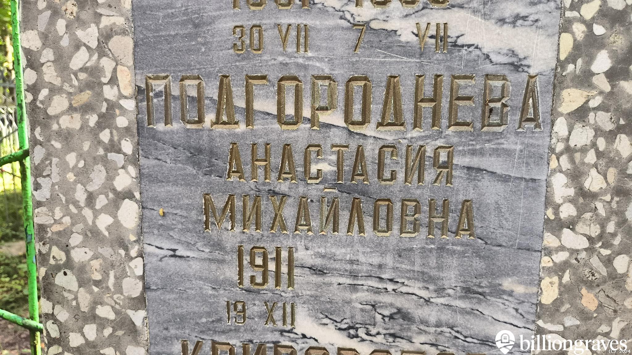 Подгороднева Анастасия Михайловна