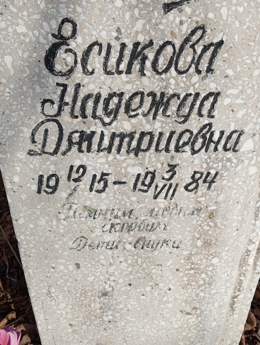 Есикова Надежда Дмитриевна