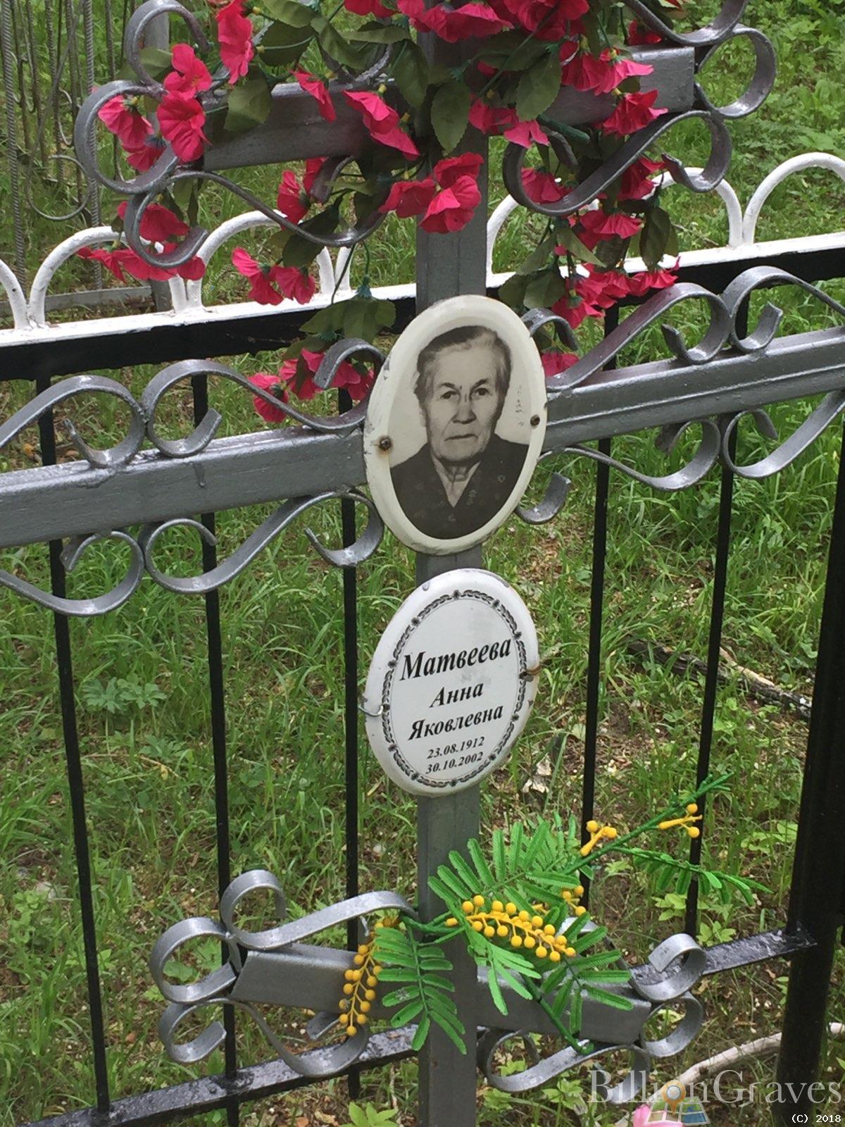 матвеева анна яковлевна