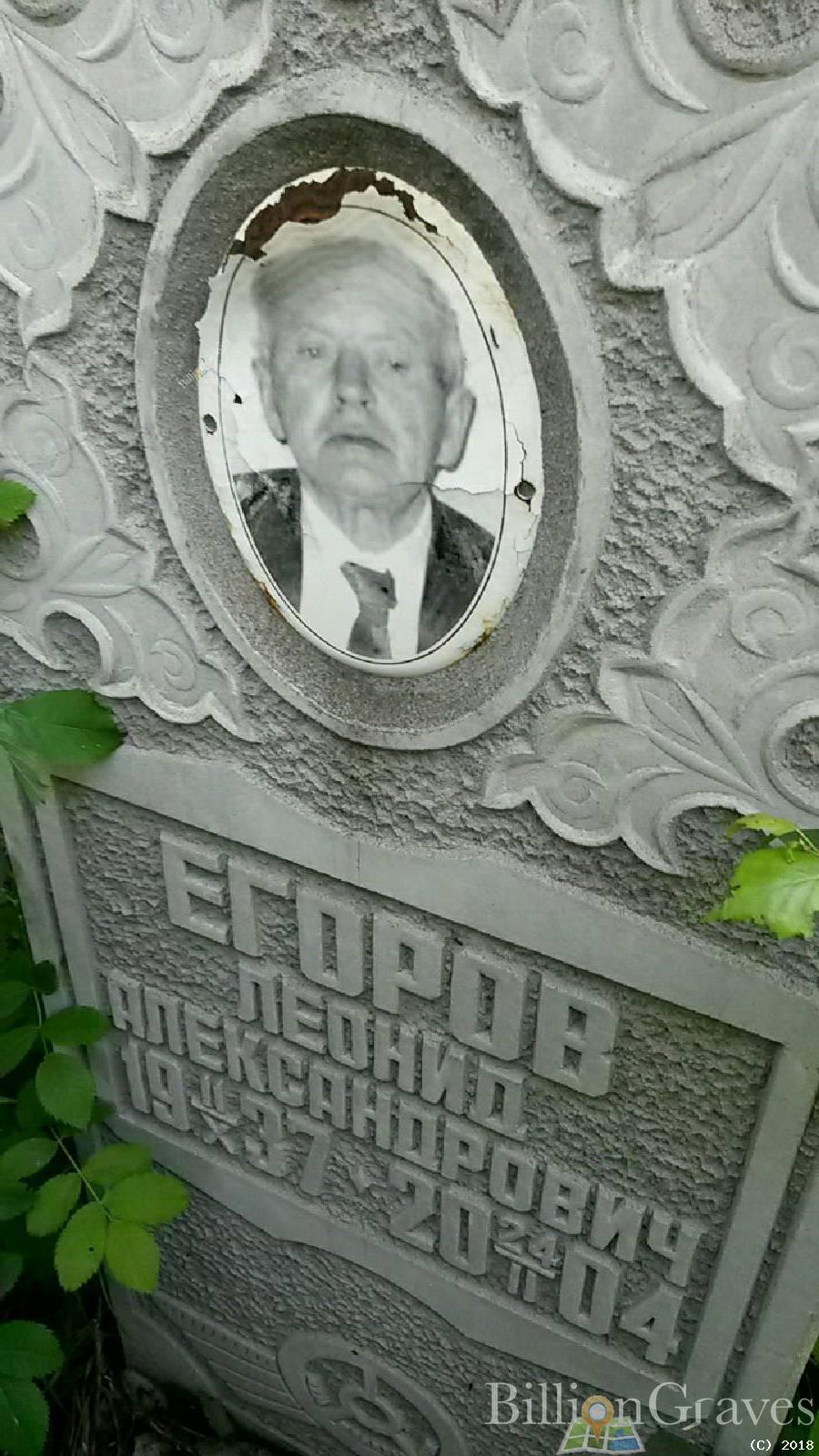 Егоров Леонид Алексндрович