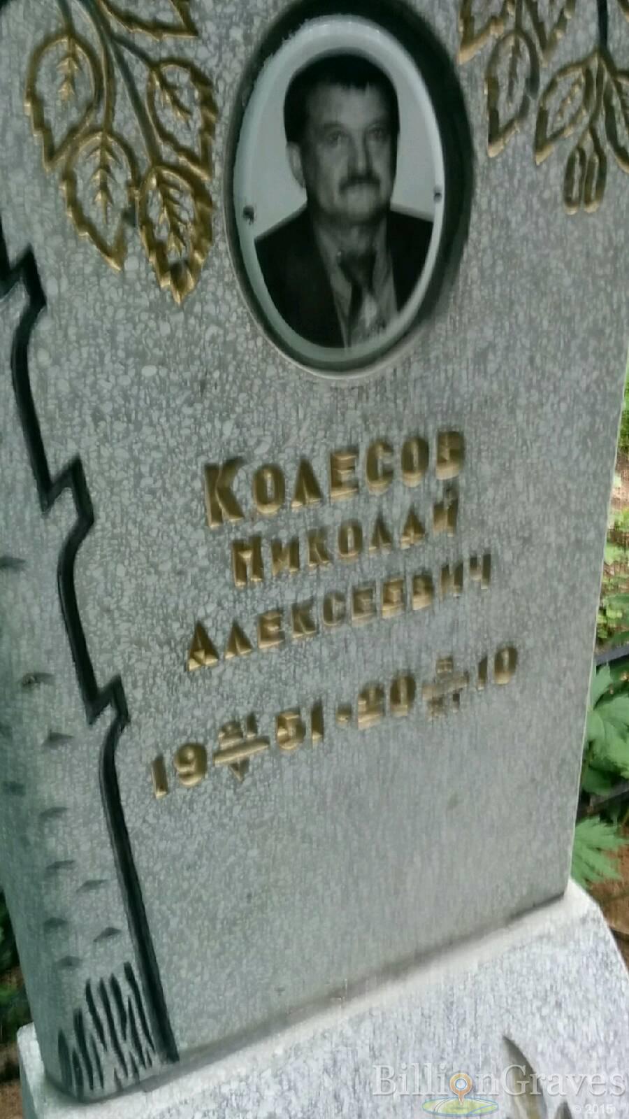 Колесов Николай Алексеевич