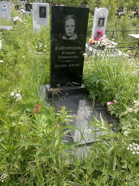 Кайгородова Клавдия Терентьевна