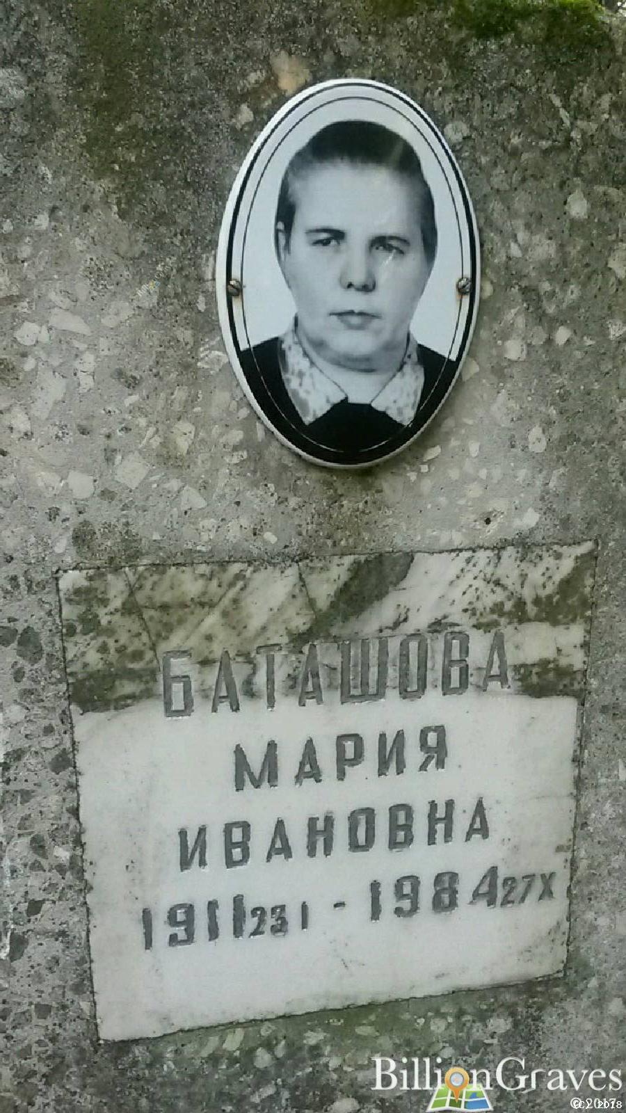 Баташова Мария Ивановна