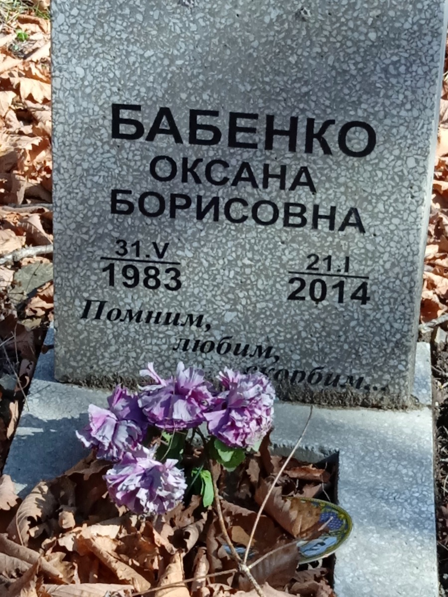 Бабенко Оксана Борисовна