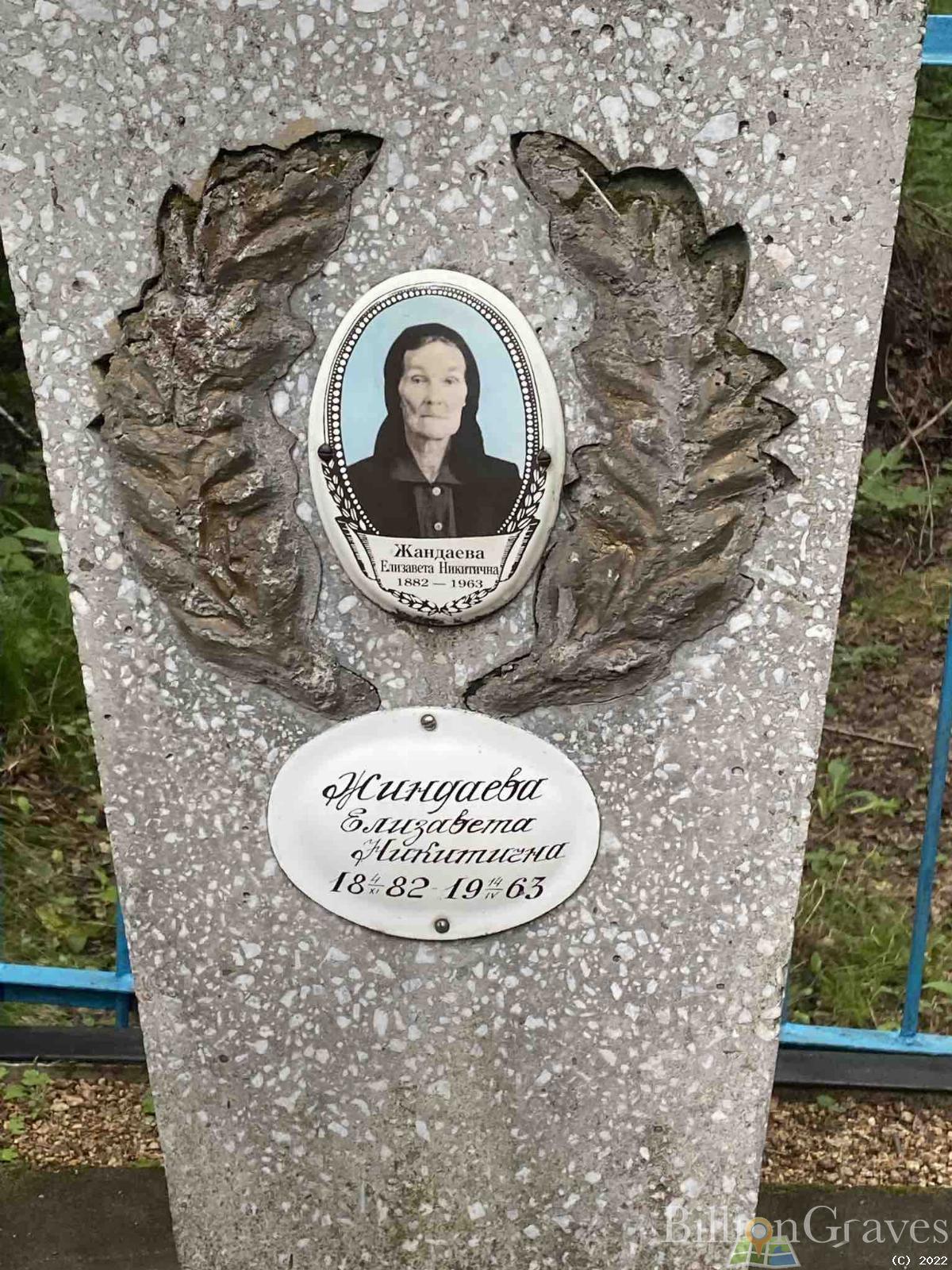 Жандаева (Жиндаева) Елизавета Никитична