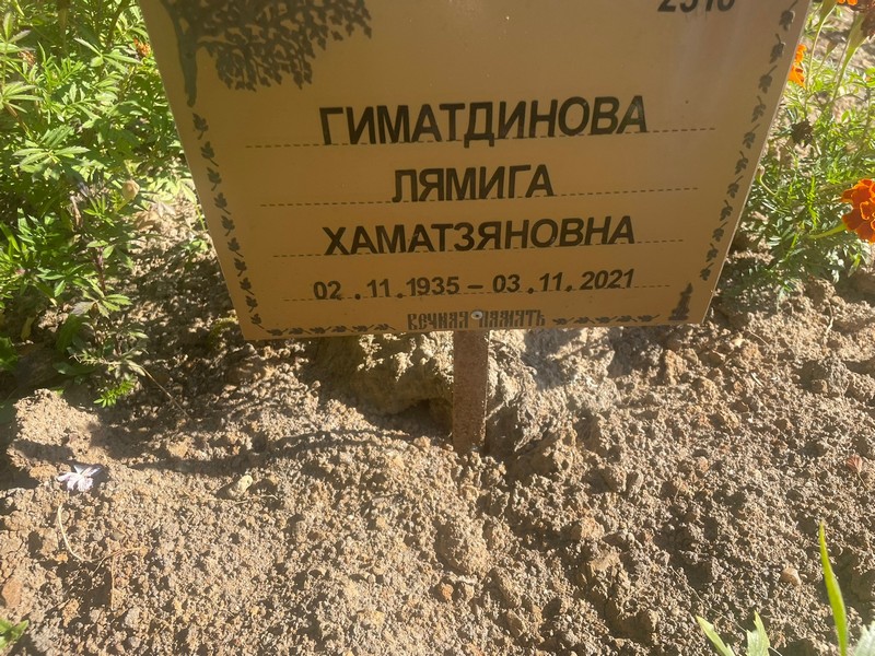 Лямига Гиматдинова Хаматзяновна