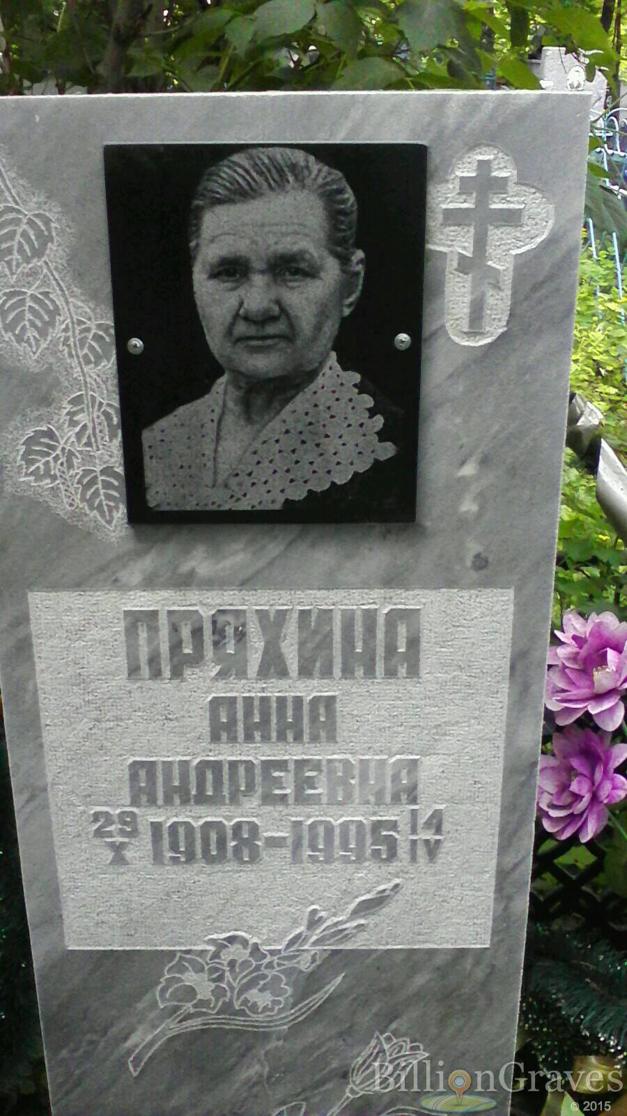 Пряхина Анна Андреевна