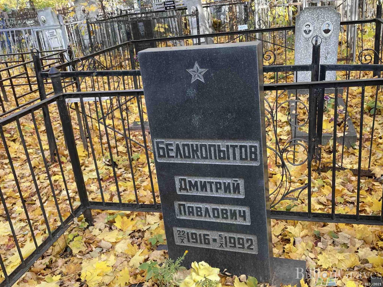 Белокопытов Дмитрий Павлович