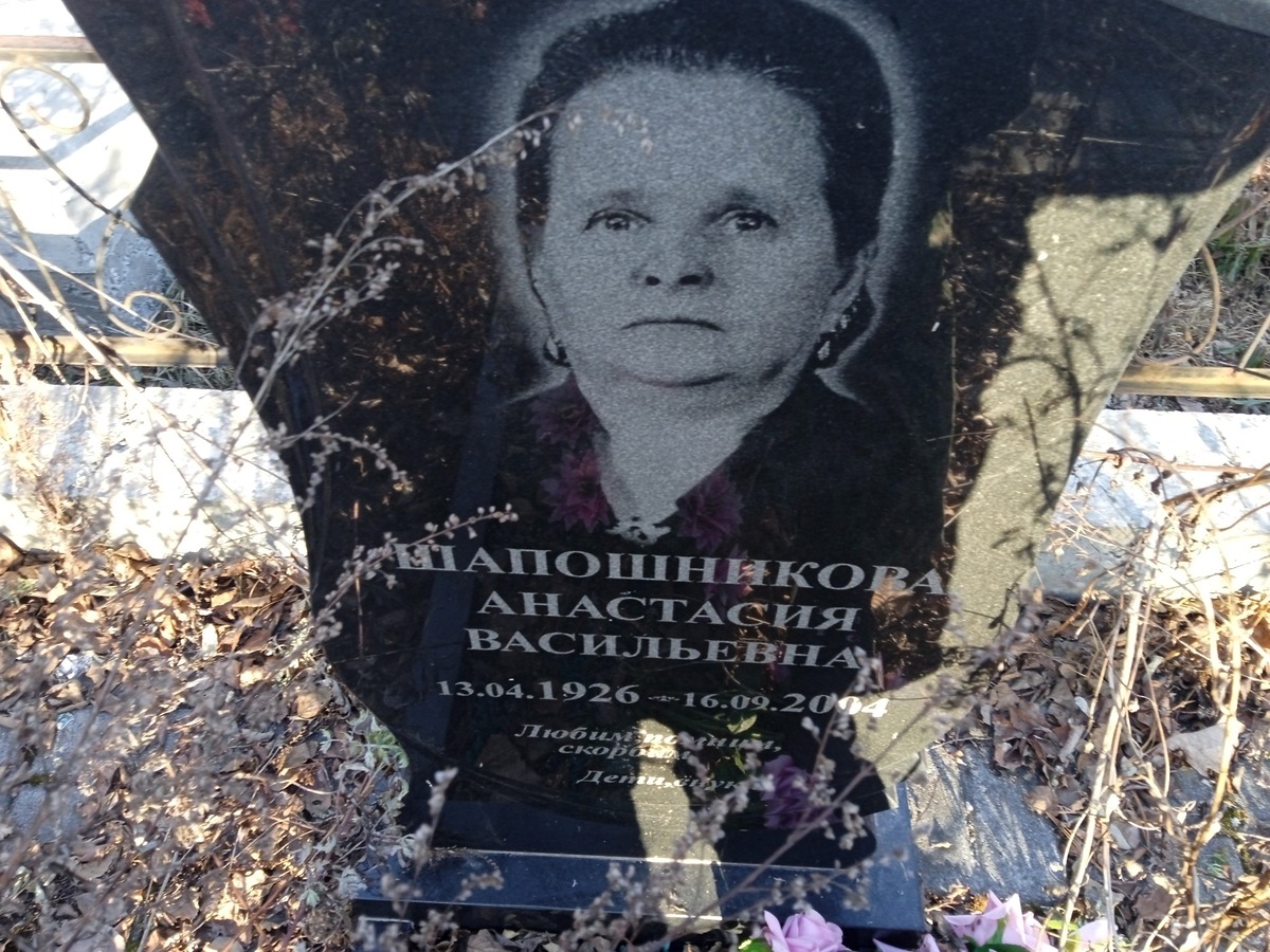Шапошникова Анастасия Васильевна
