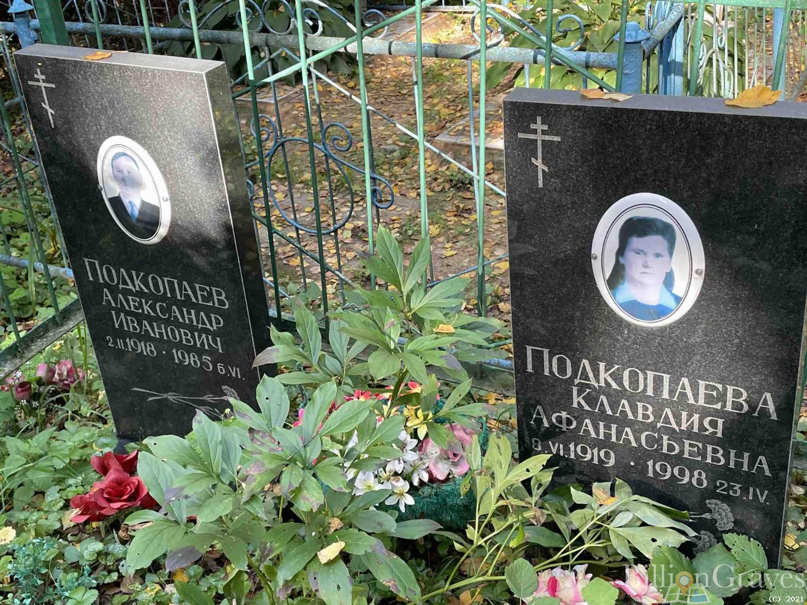 Подкопаева Клавдия Афанасьевна