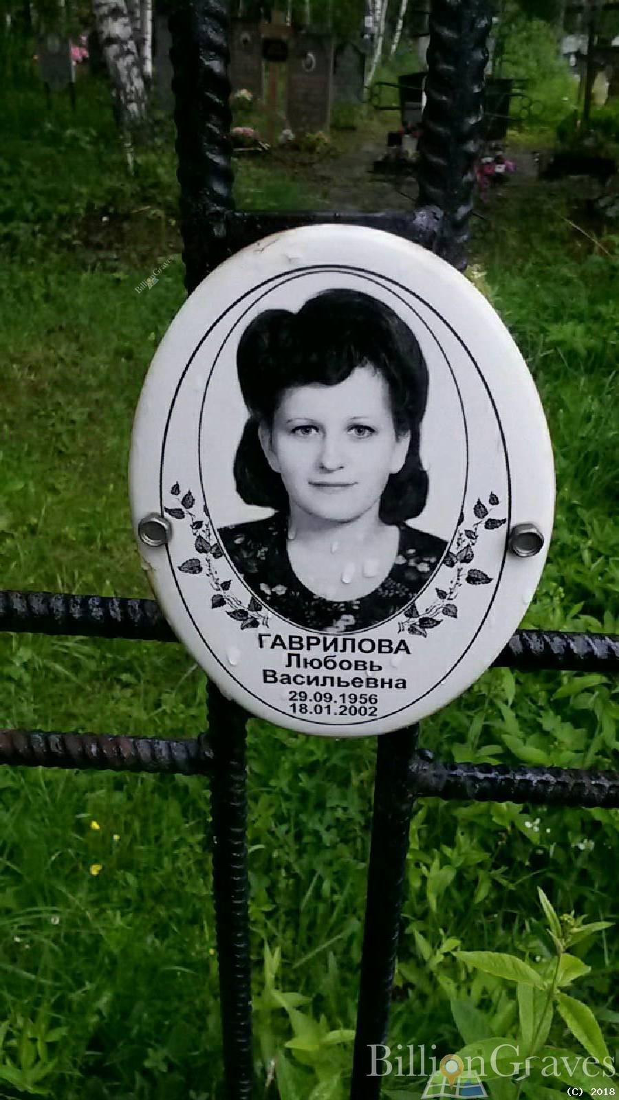 Гаврилова Любовь Васильевна