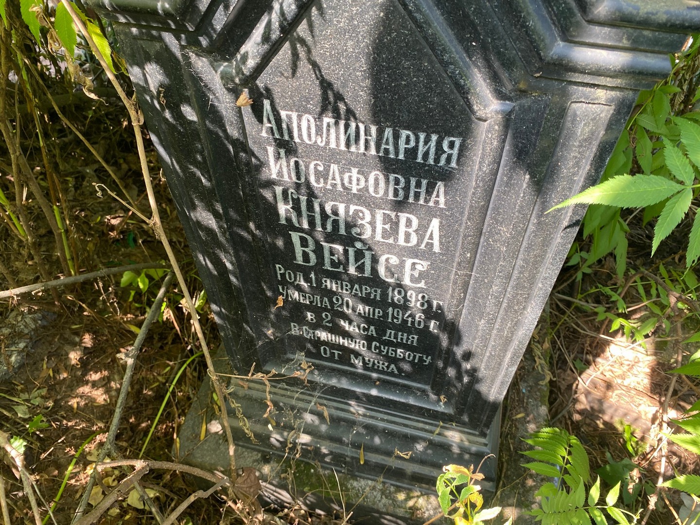 Аполинария Князева-Вейсс Иосафовна