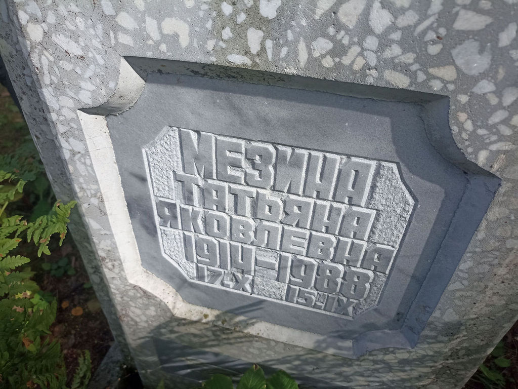 Мезина Татьяна Яковлевна