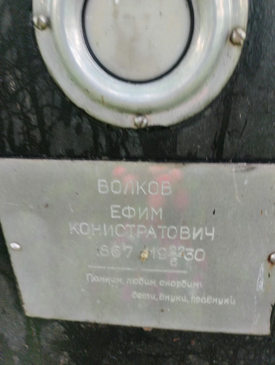 Волков Ефим Конистратович
